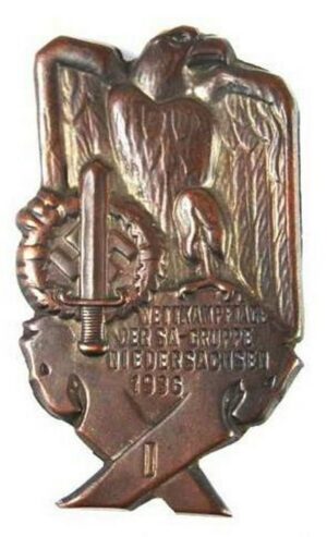 SA, Insignia del Grupo de la Baja Sajonia 1936